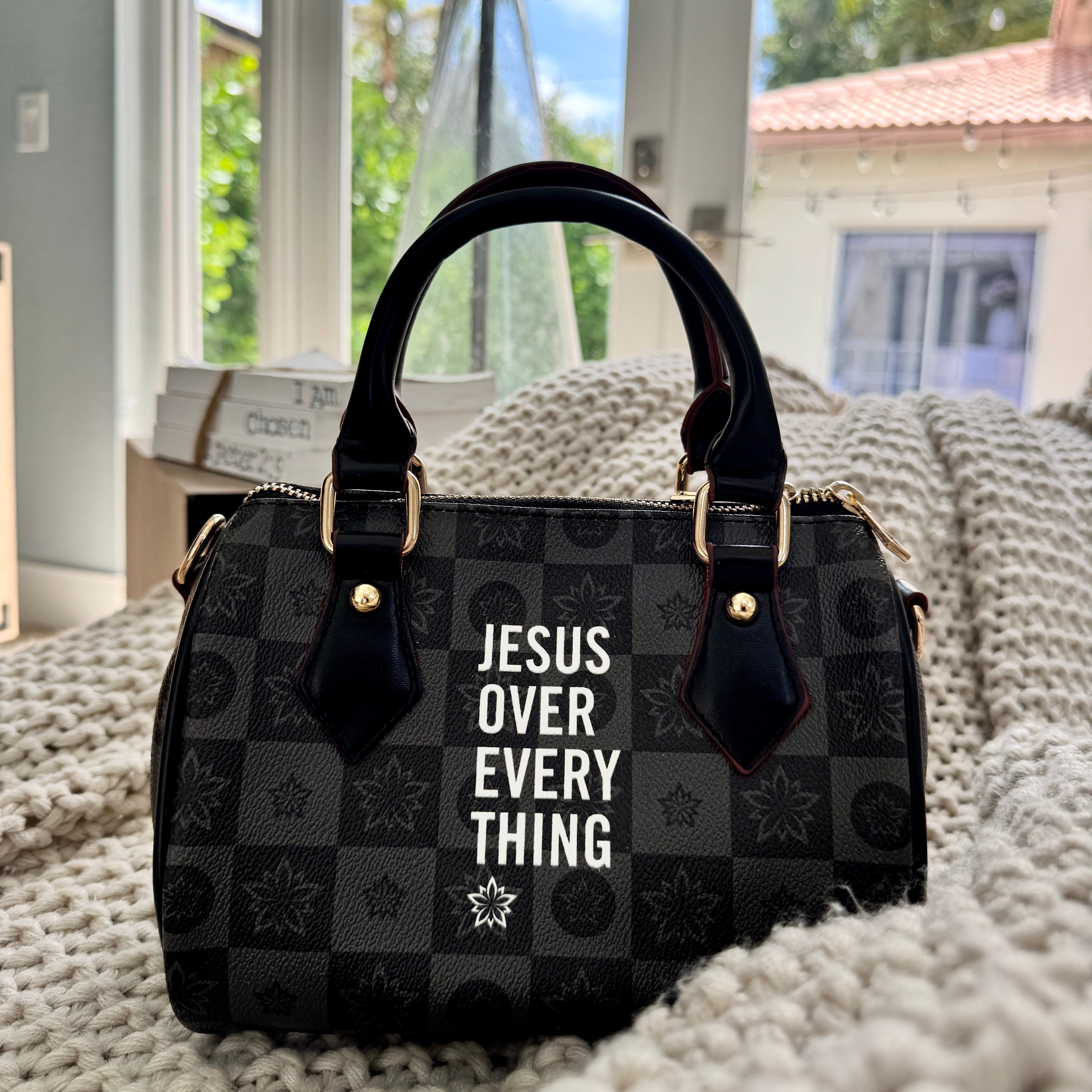 The Jesus Over Everything Mini Satchel