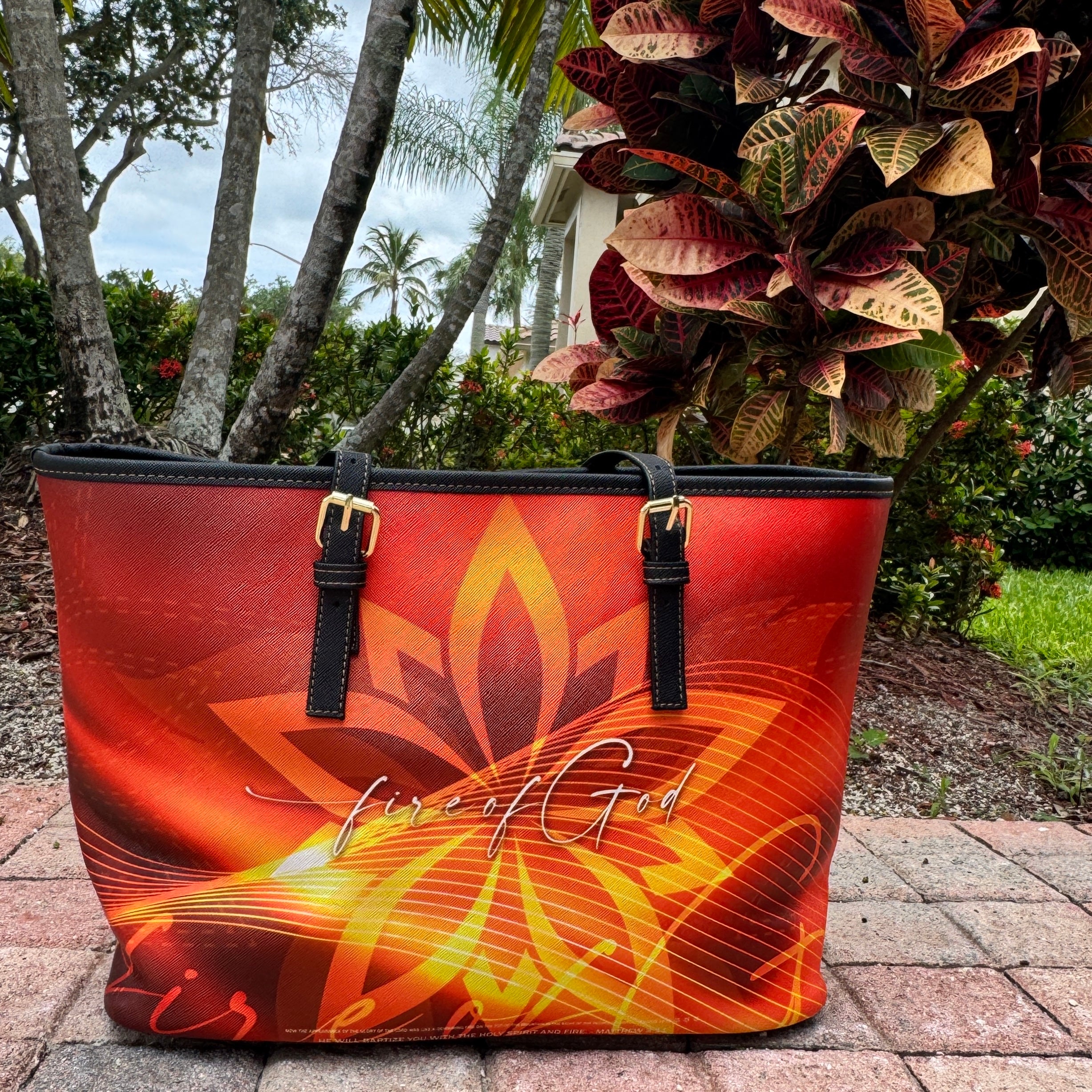 The Fire of God Oversized Tote