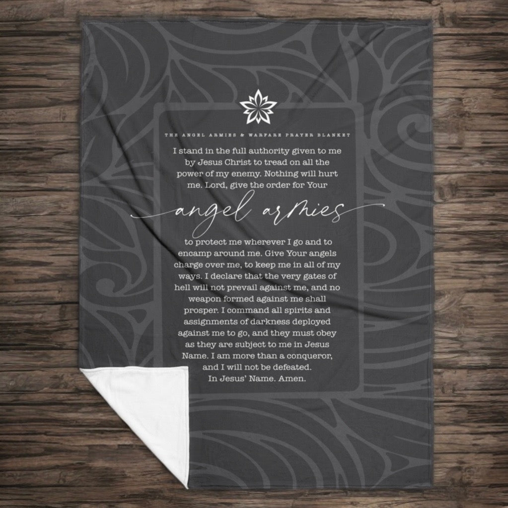 Covered in the Word: The Angel Armies & Warfare Prayer Blanket