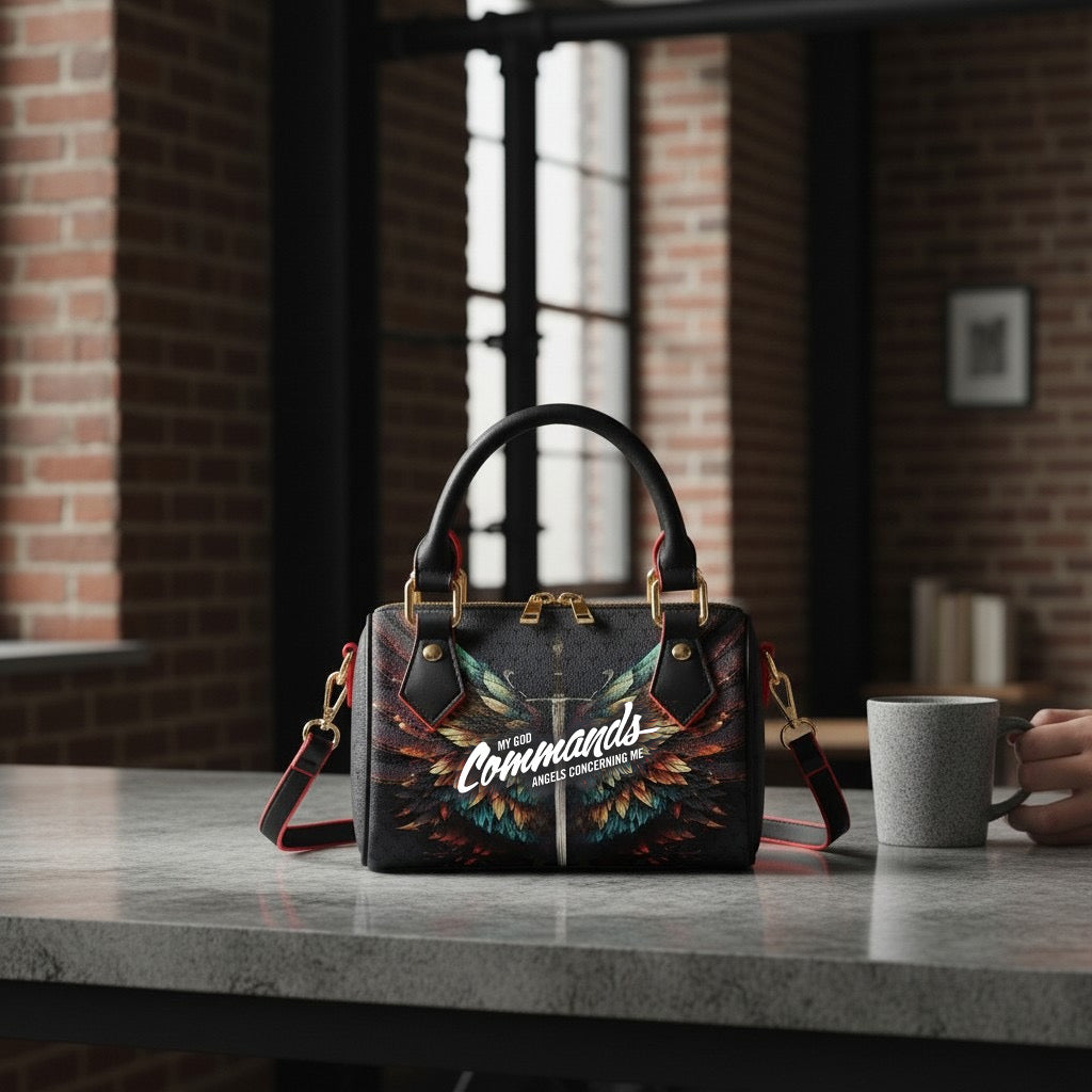 The My God Commands Angels Mini Satchel