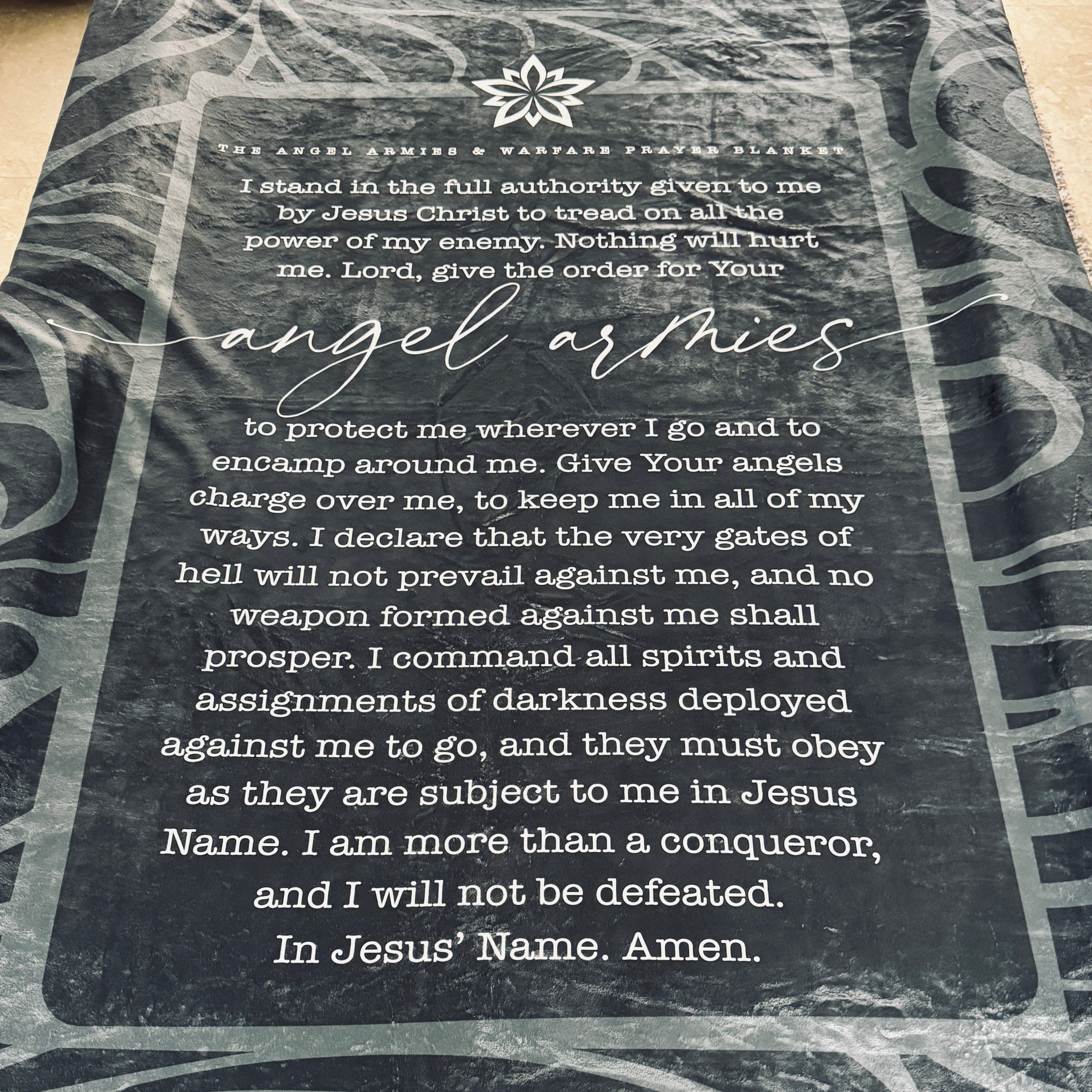 Covered in the Word: The Angel Armies & Warfare Prayer Blanket
