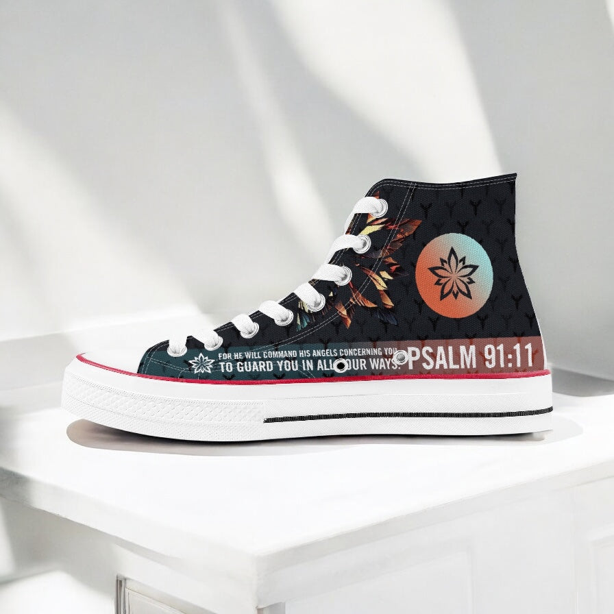 My God Commands Angels Hightops