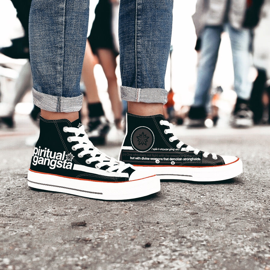Spiritual Gangsta Hightops: Black