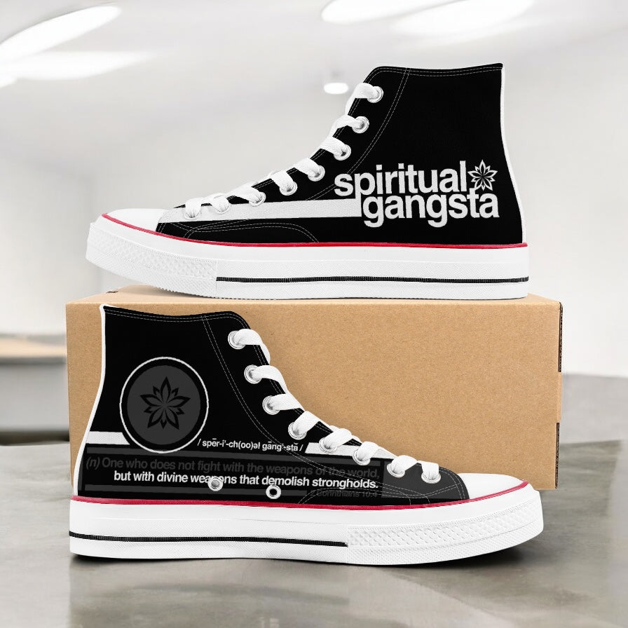Spiritual Gangsta Hightops: Black