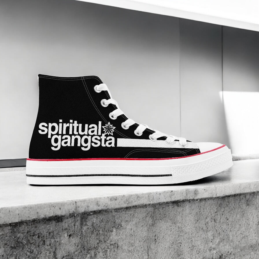 Spiritual Gangsta Hightops: Black