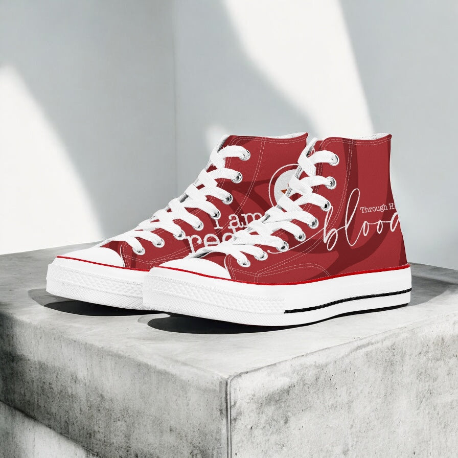 The Blood of Jesus Hightops