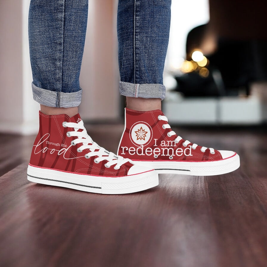 Blood of Jesus Hightops