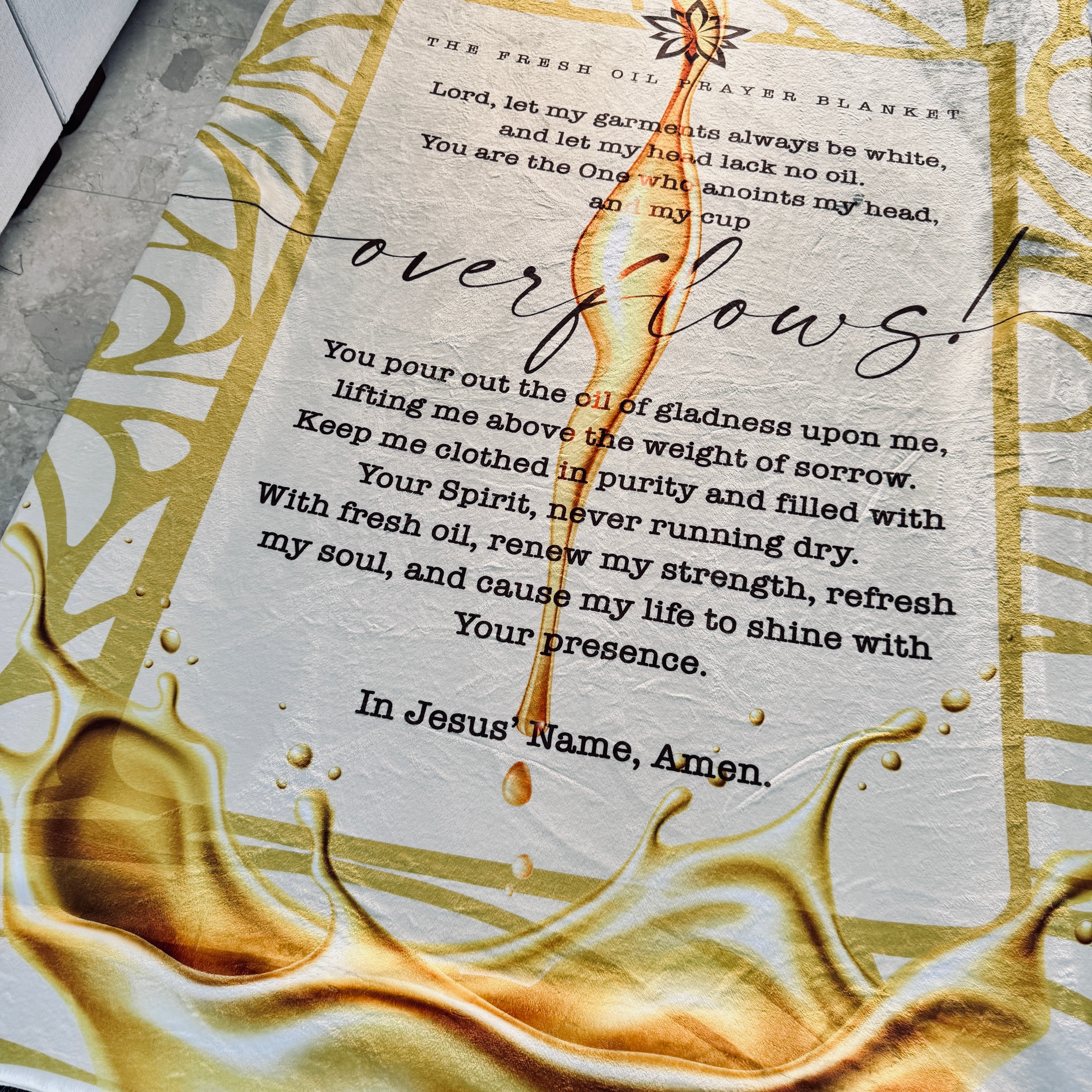 Covered in the Word: The Fresh Oil Prayer Blanket