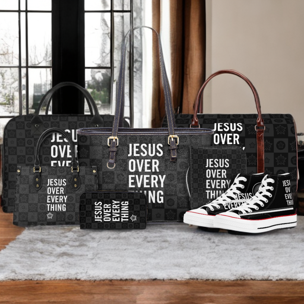Build Your Jesus Over Everything Bag Collection