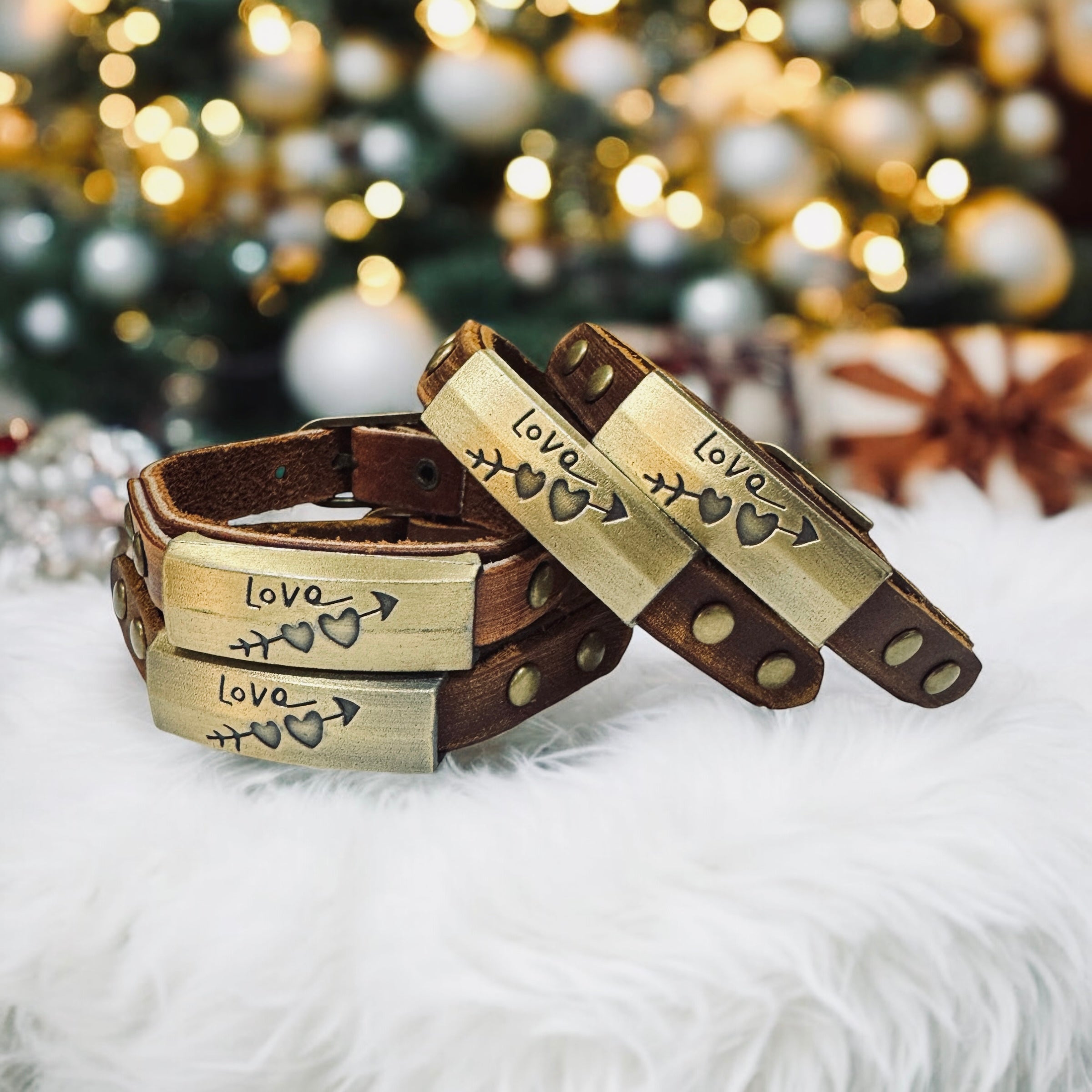 Love Leather Wristlet