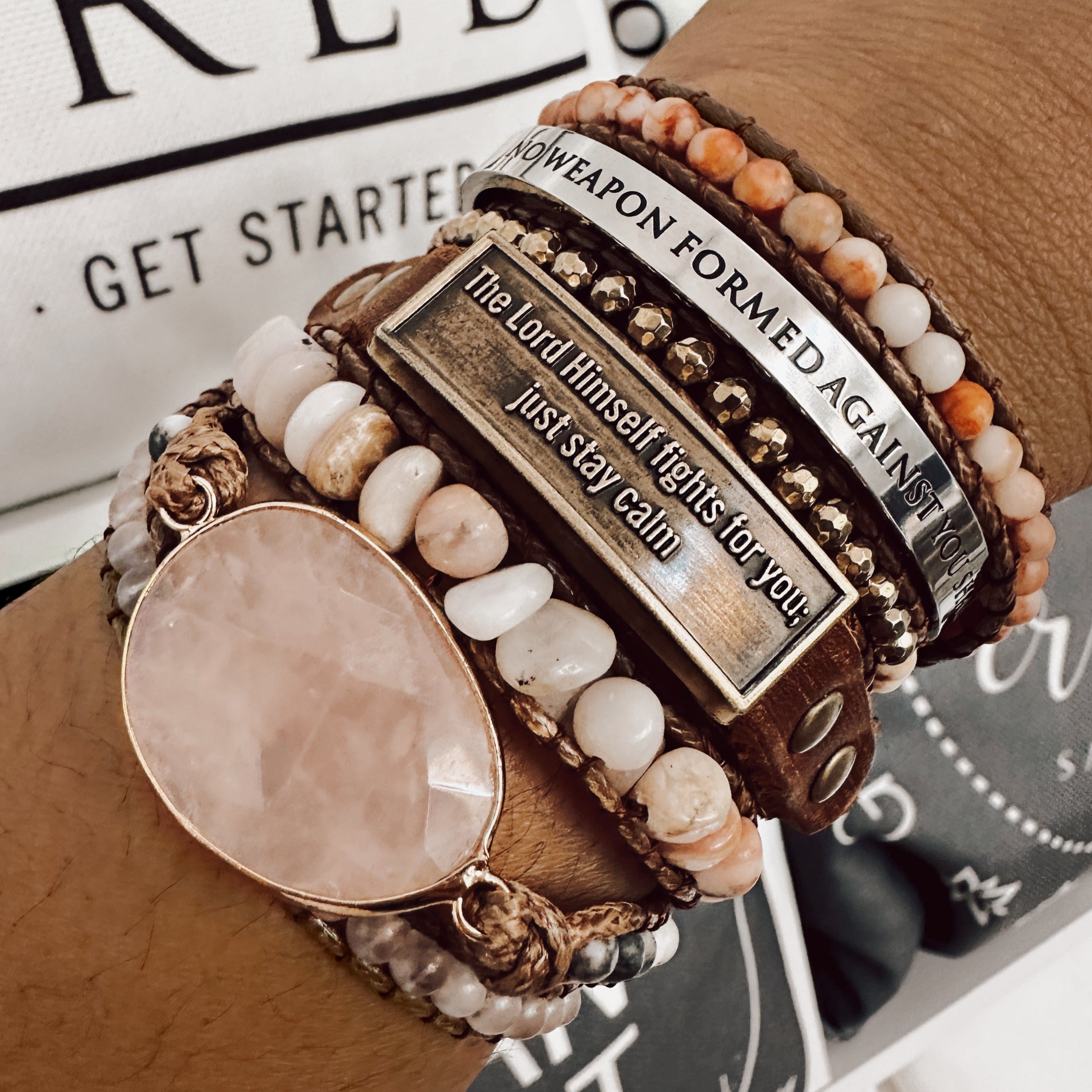 Himalayan Salt Long-Strand Bracelet