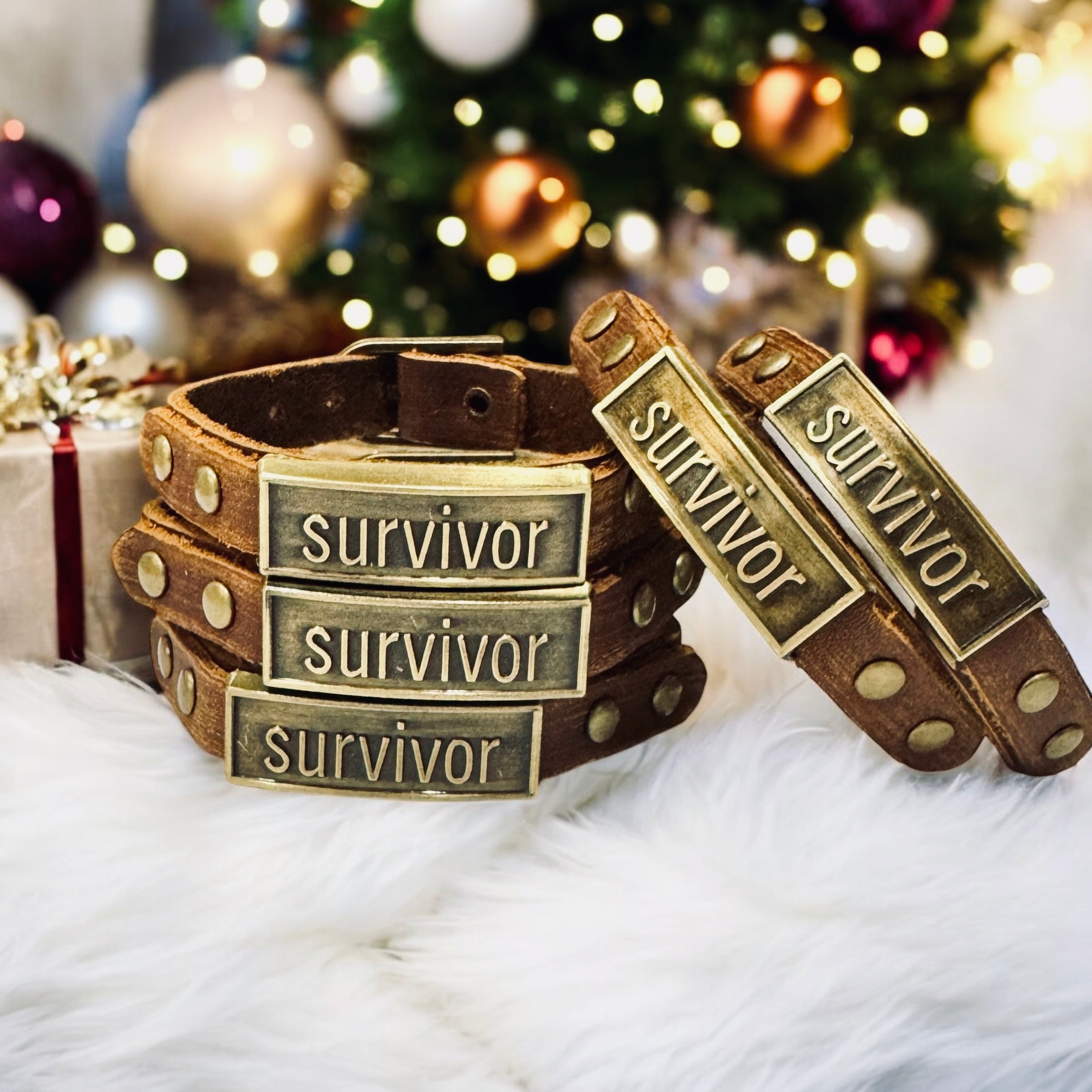 Survivor Leather Wristlet