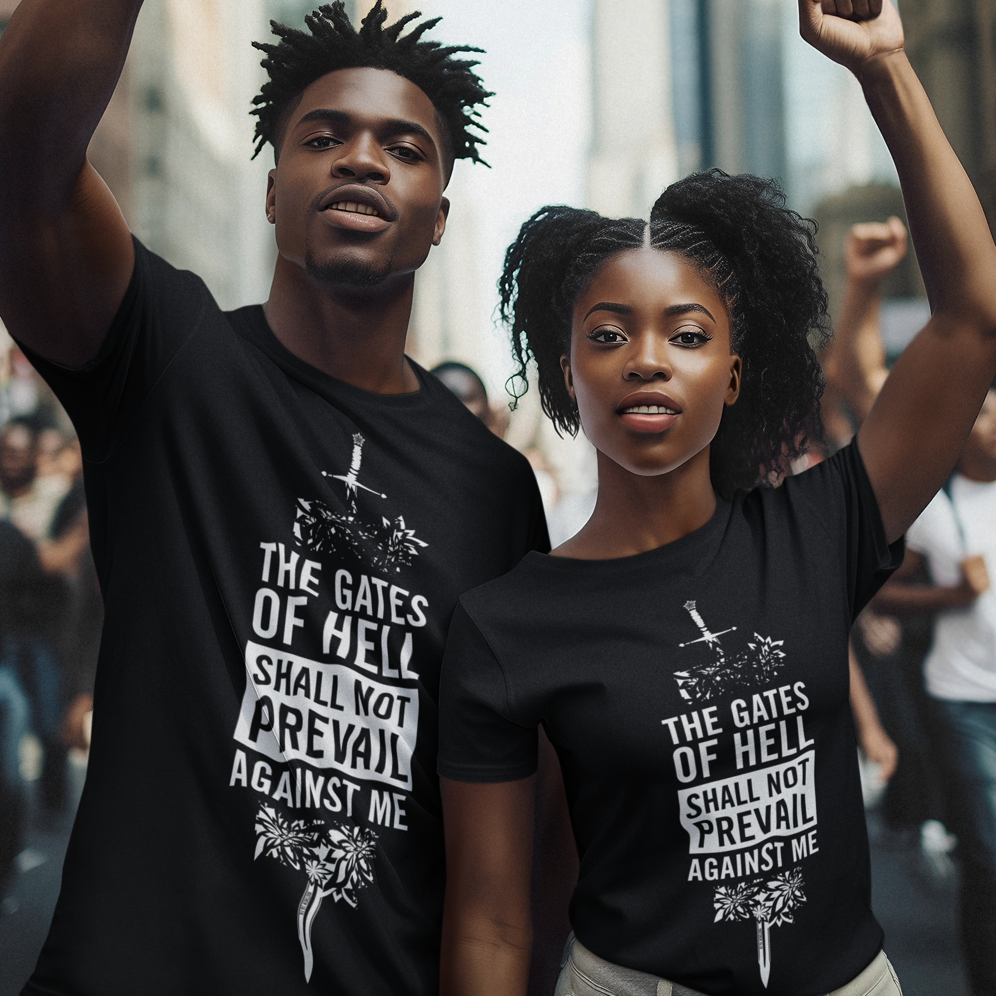 Warfare Gear: The Gates of Hell Shall Not Prevail Unisex Soft Tee