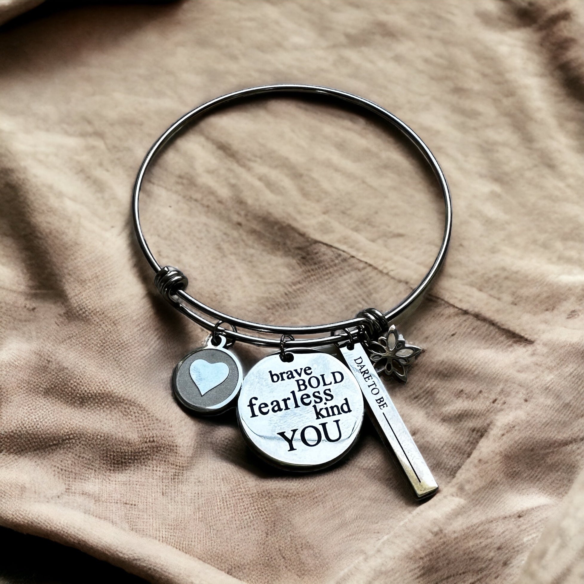 Dare to Be Charm Bracelet