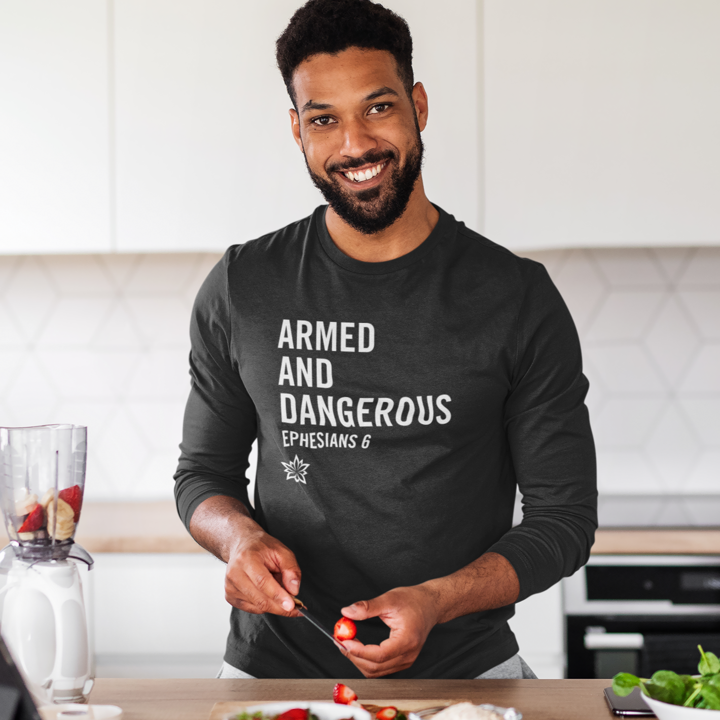 Warfare Gear: Armed & Dangerous Unisex Long Sleeve Tee