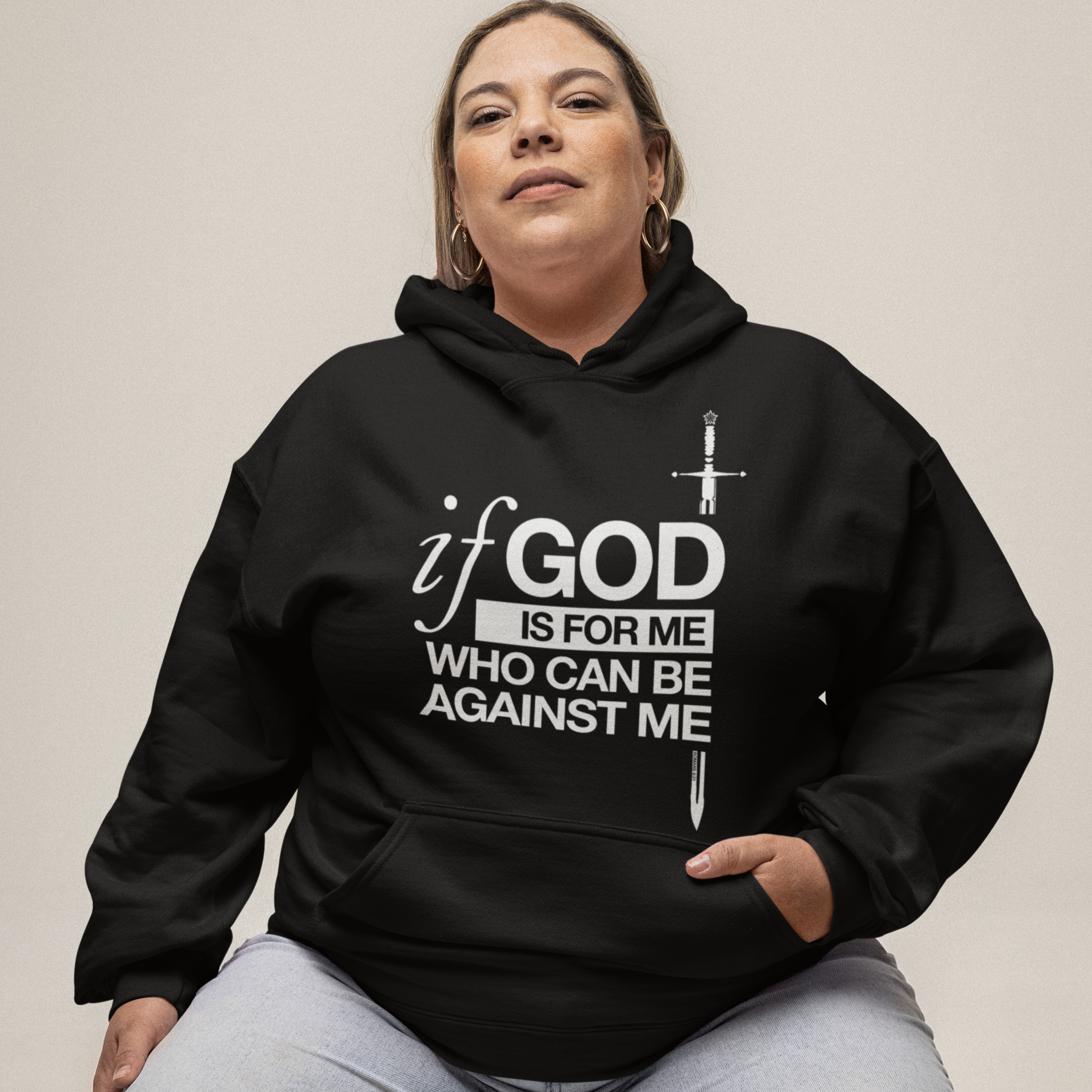 Warfare Gear: If God is For Me Unisex Hoodie