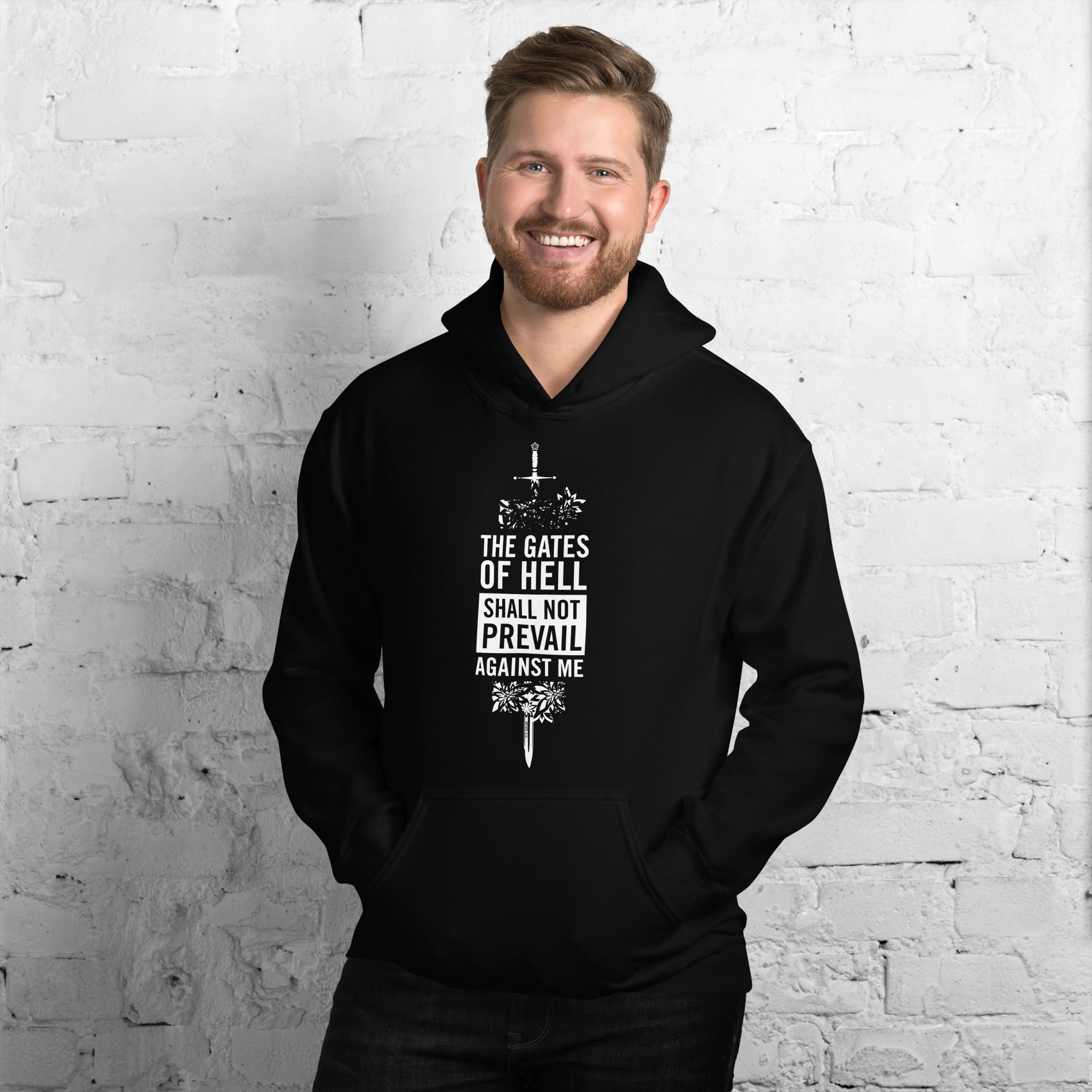 Warfare Gear: The Gates of Hell Shall Not Prevail Unisex Hoodie