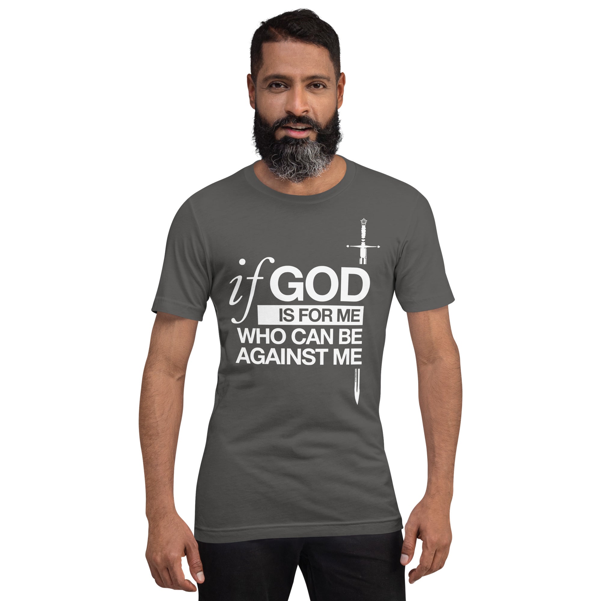 Warfare Gear: If God is For Me Unisex Soft Tee