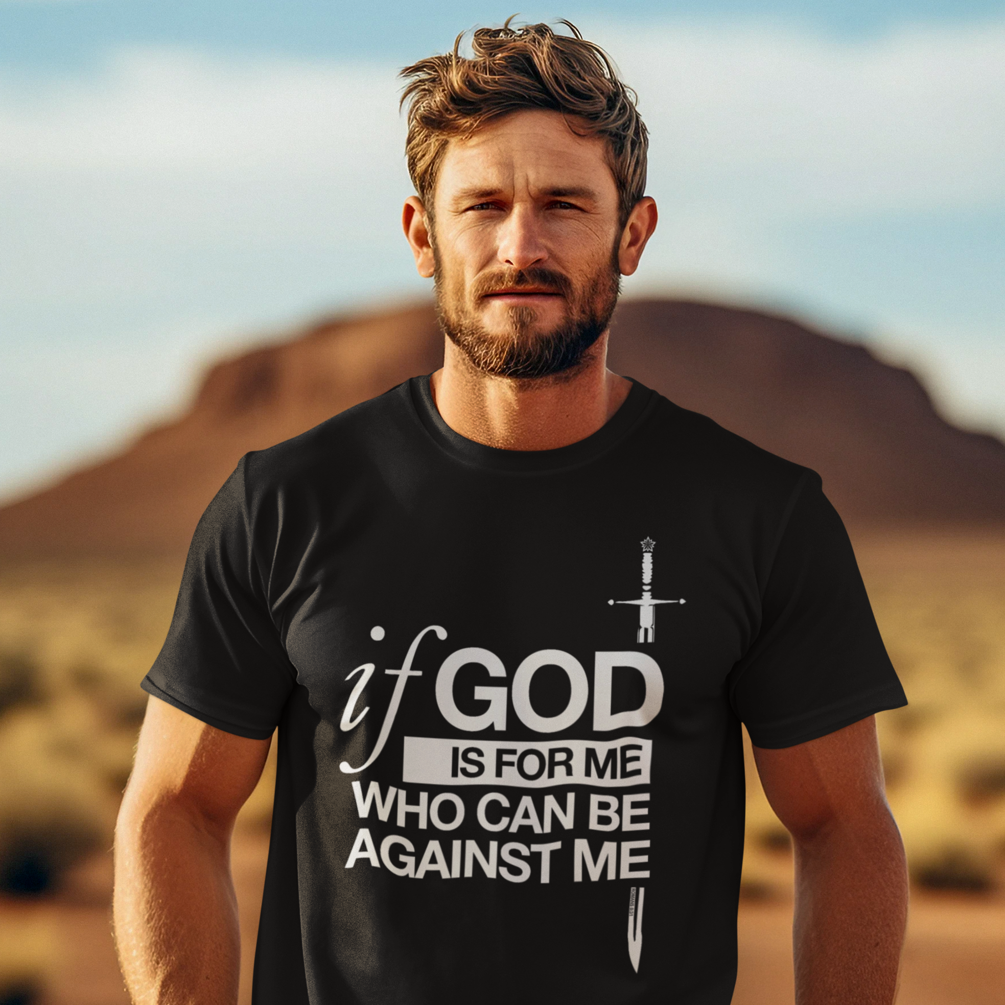 Warfare Gear: If God is For Me Unisex Soft Tee
