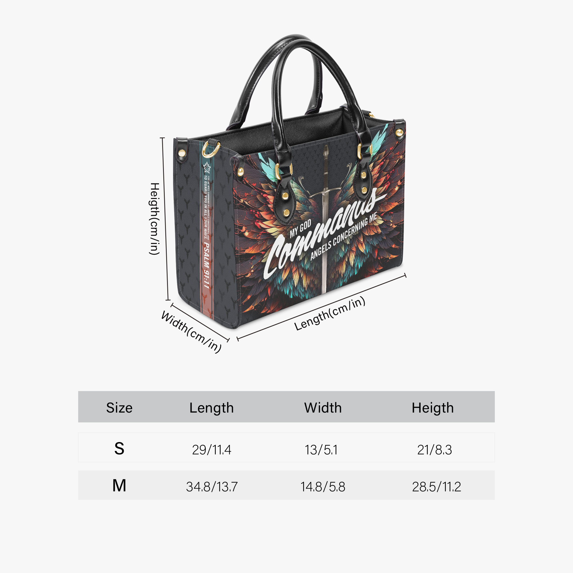 The My God Commands Angels Signature Tote