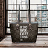 Jesus Over Everything Oversized Tote