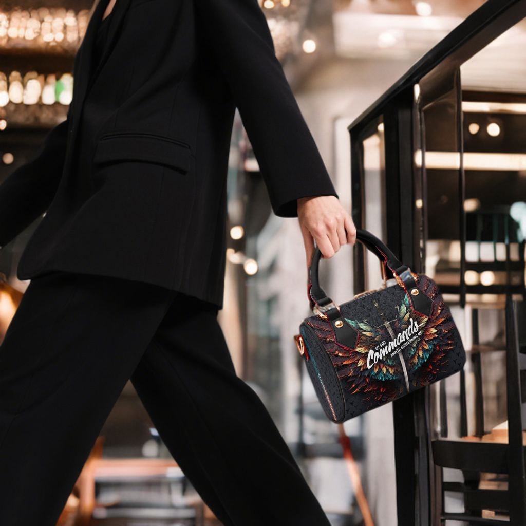 My God Commands Angels Satchel