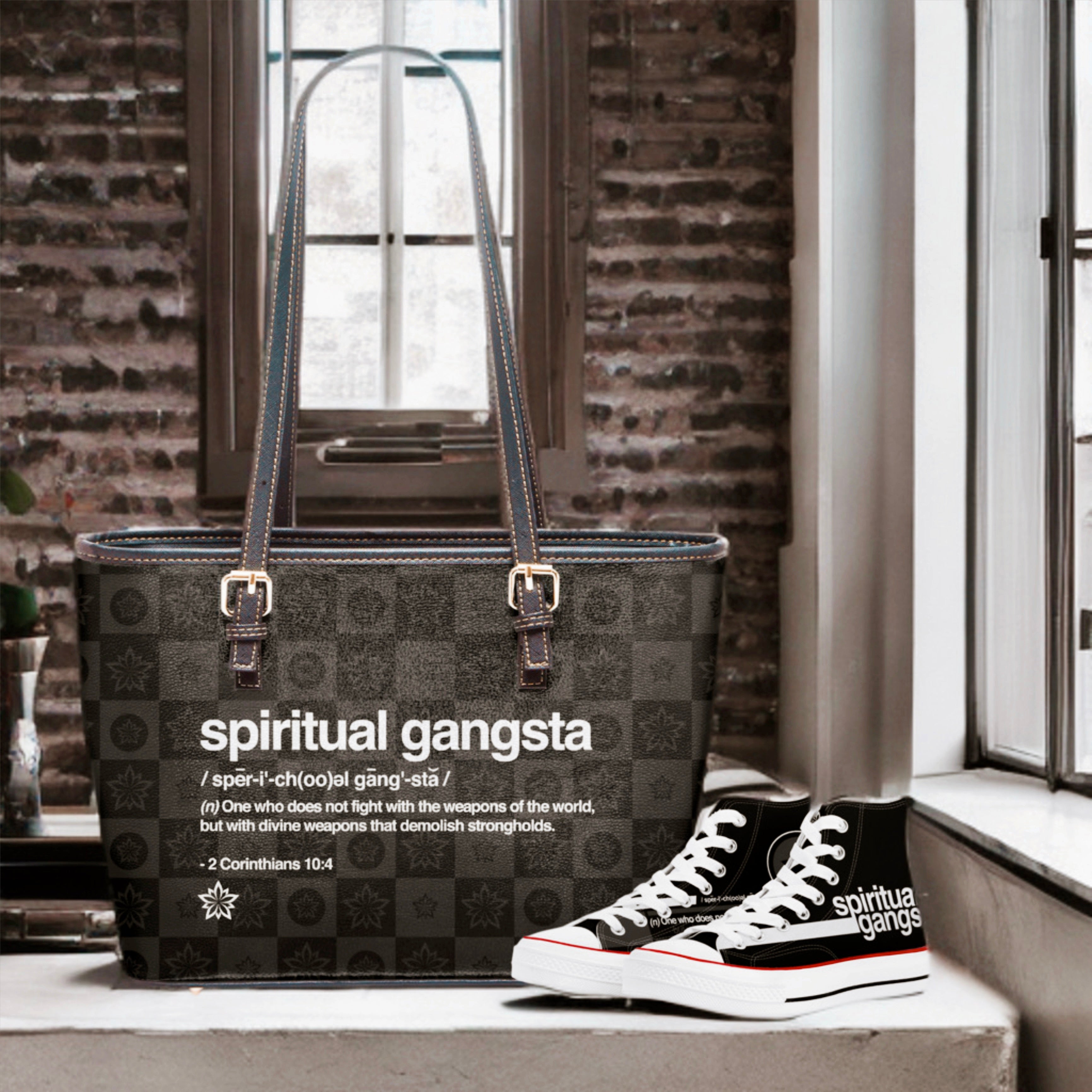 Spiritual Gangsta Oversized Tote