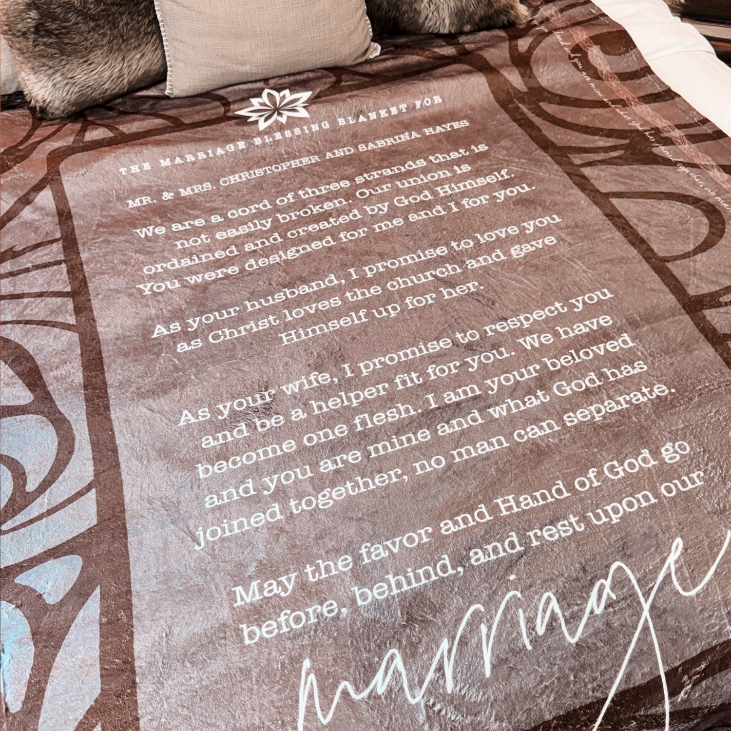 Covered in the Word: Personalized Prayer Blanket