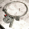 The Cross Charm Bracelet