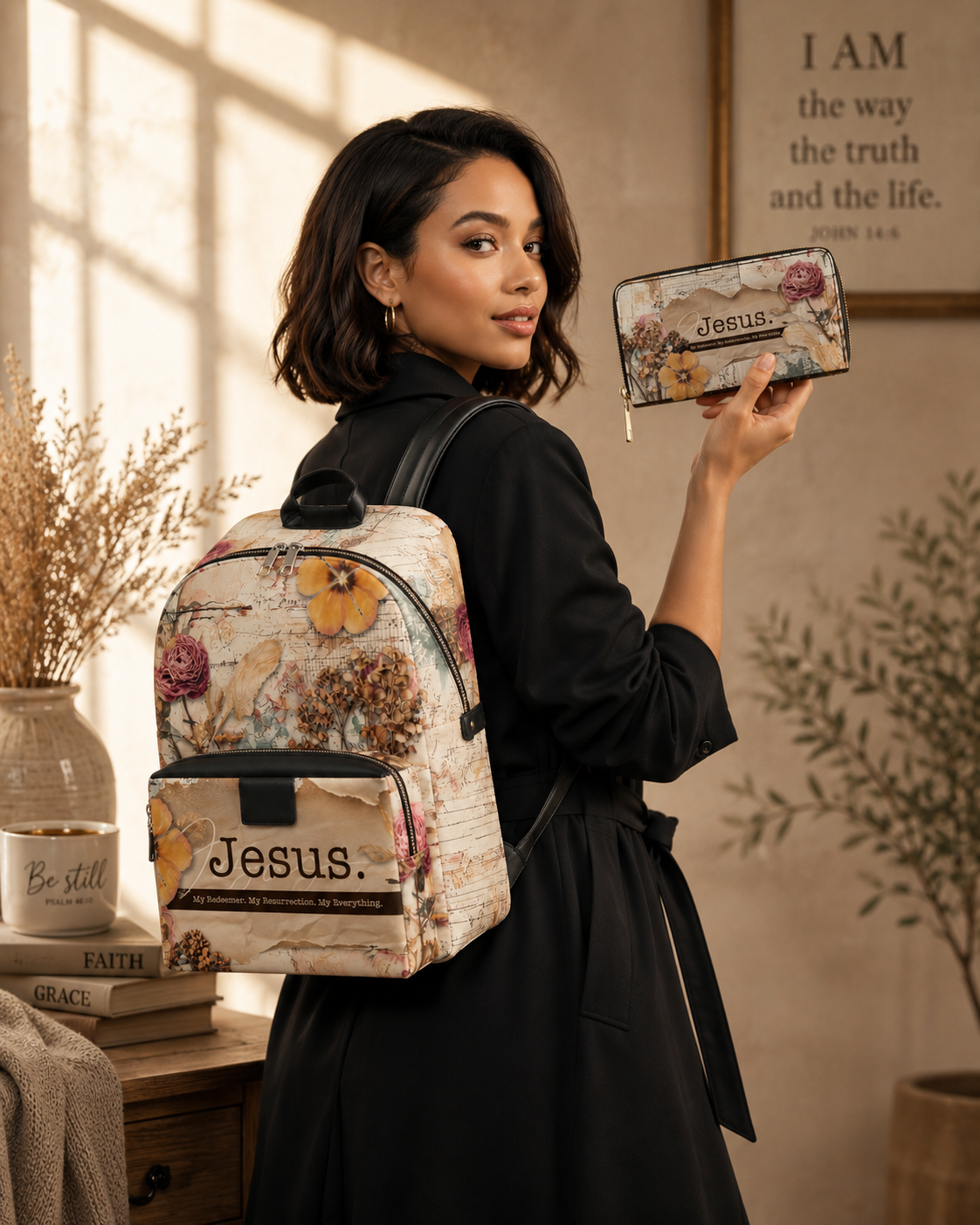 The Jesus Leather Backpack