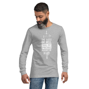 Warfare Gear: The Gates of Hell Will Not Prevail Unisex Long Sleeve Tee