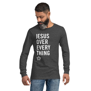 Warfare Gear: Jesus Over Everything Unisex Long Sleeve Tee