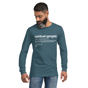 Warfare Gear: Spiritual Gangsta Unisex Long Sleeve Tee