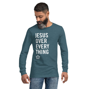 Warfare Gear: Jesus Over Everything Unisex Long Sleeve Tee