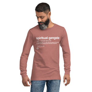 Warfare Gear: Spiritual Gangsta Unisex Long Sleeve Tee