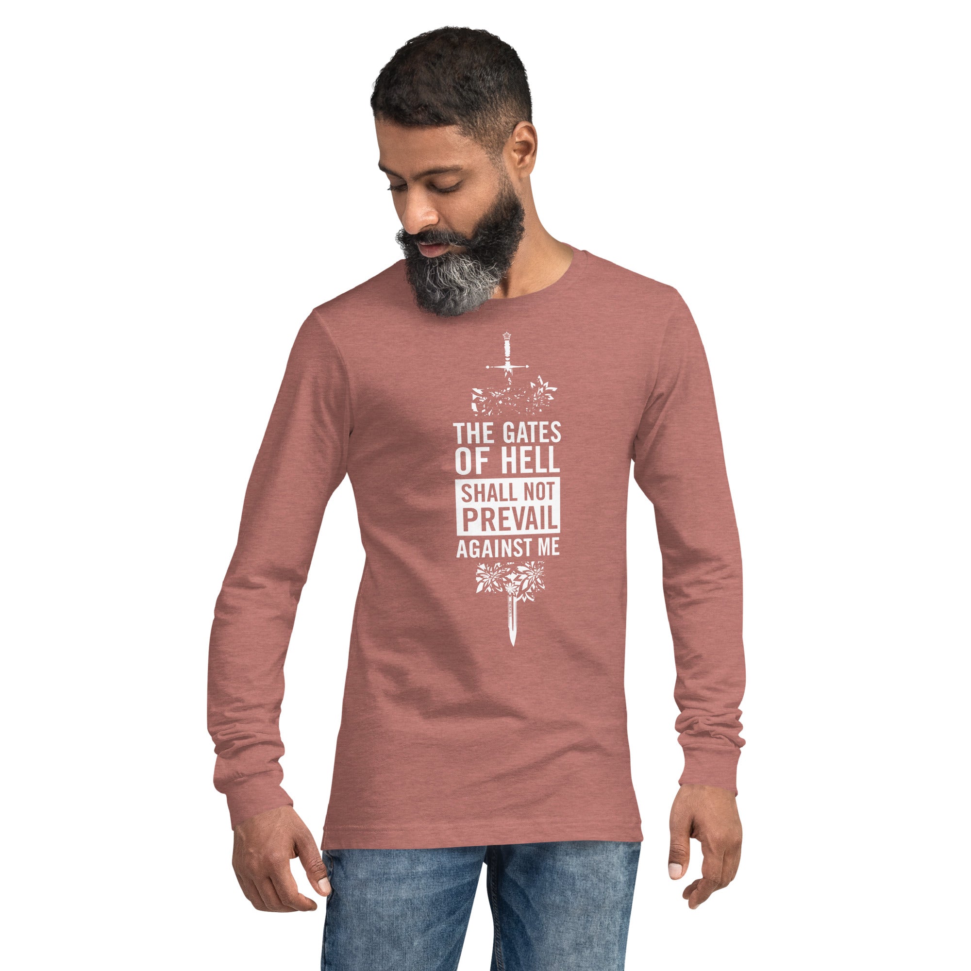 Warfare Gear: The Gates of Hell Will Not Prevail Unisex Long Sleeve Tee