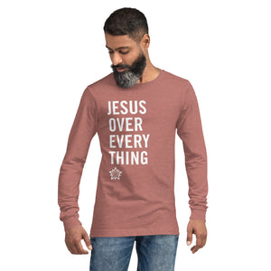 Warfare Gear: Jesus Over Everything Unisex Long Sleeve Tee