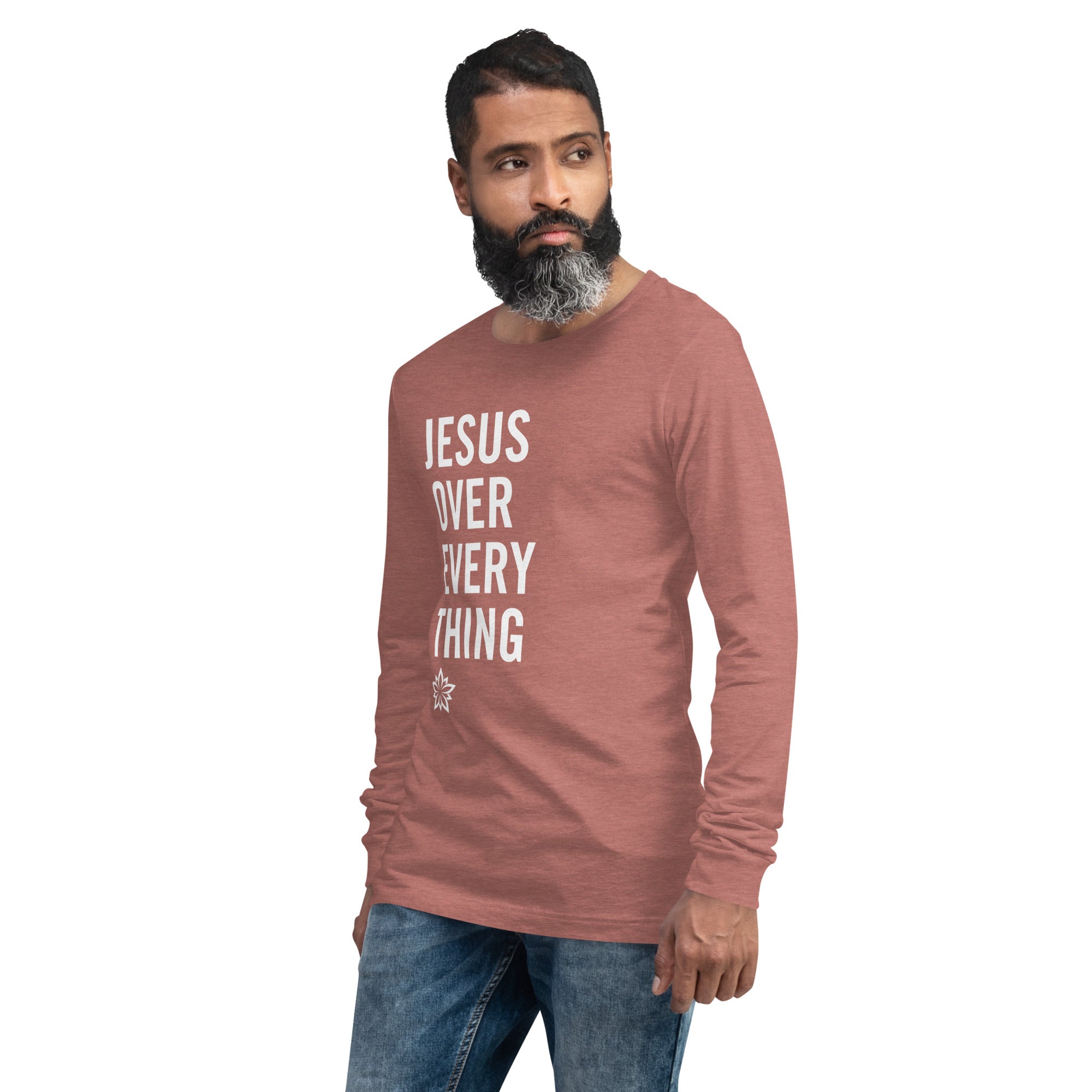 Warfare Gear: Jesus Over Everything Unisex Long Sleeve Tee