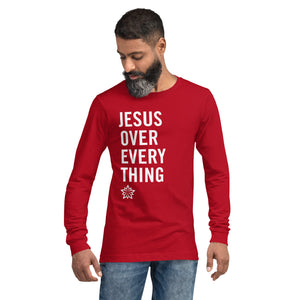 Warfare Gear: Jesus Over Everything Unisex Long Sleeve Tee