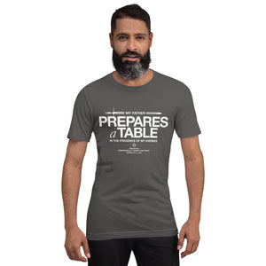 Warfare Gear: He Prepares a Table Unisex Soft Tee