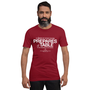 Warfare Gear: He Prepares a Table Unisex Soft Tee