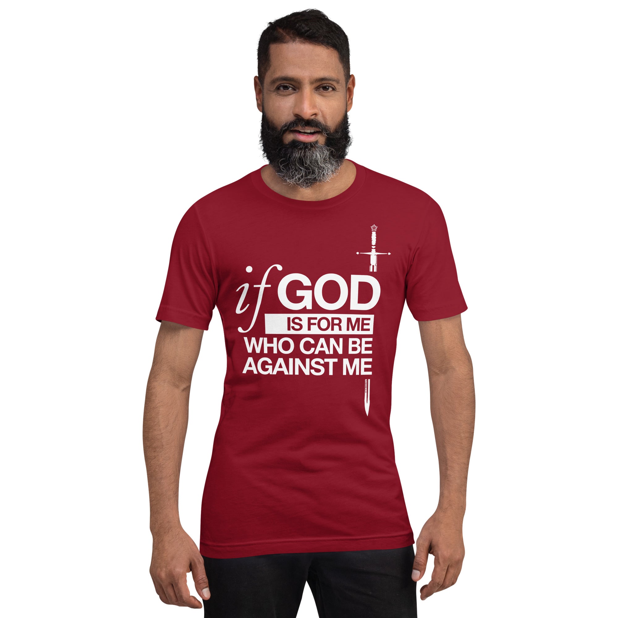 Warfare Gear: If God is For Me Unisex Soft Tee