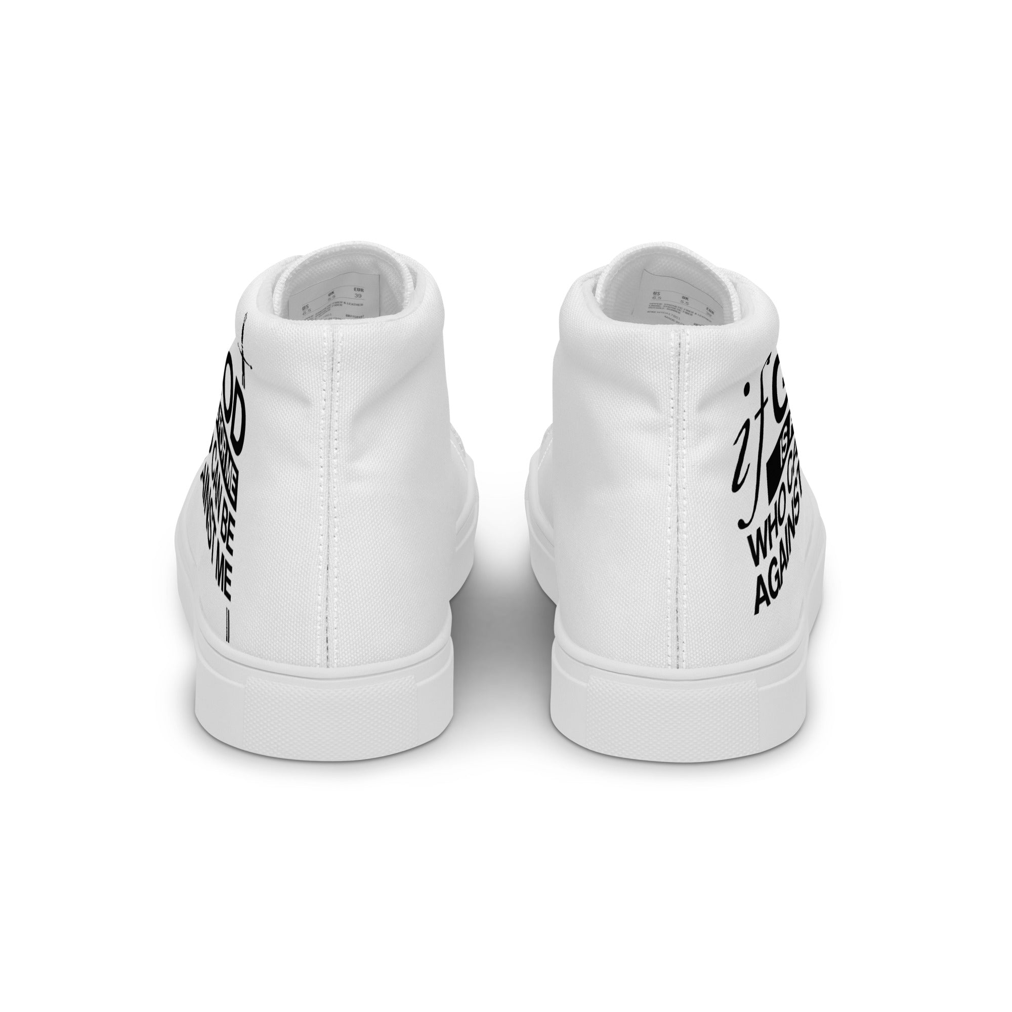 Warfare Gear: If God is For Me Women’s High Tops