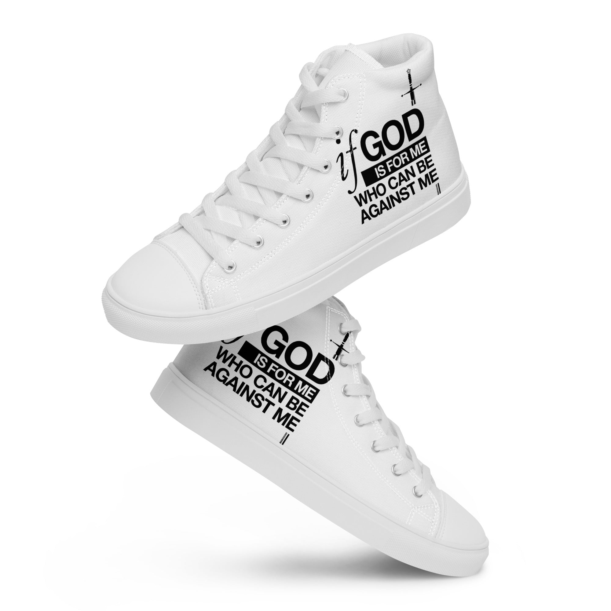 Warfare Gear: If God is For Me Women’s High Tops