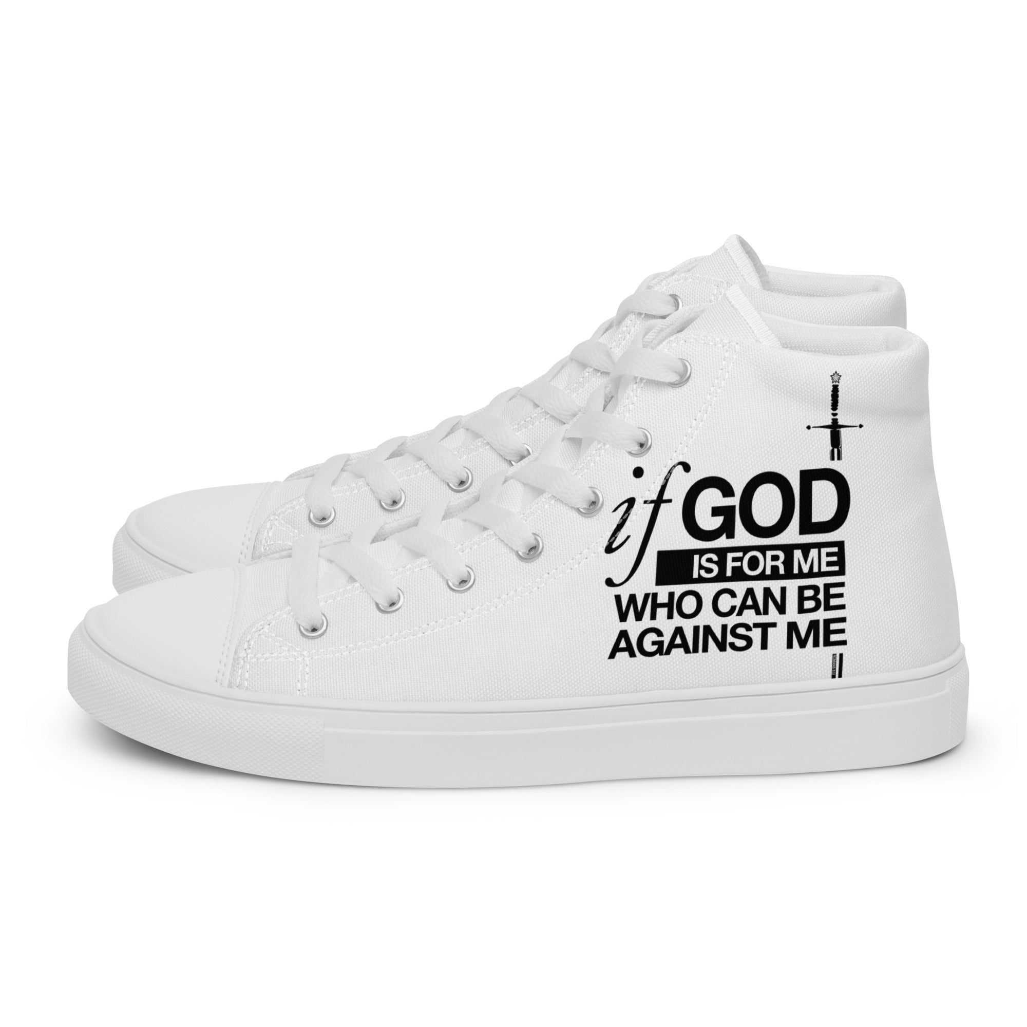 Warfare Gear: If God is For Me Women’s High Tops