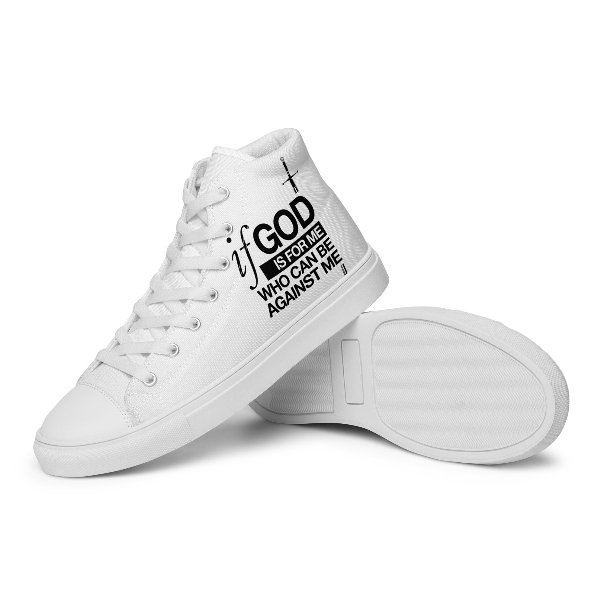 Warfare Gear: If God is For Me Women’s High Tops