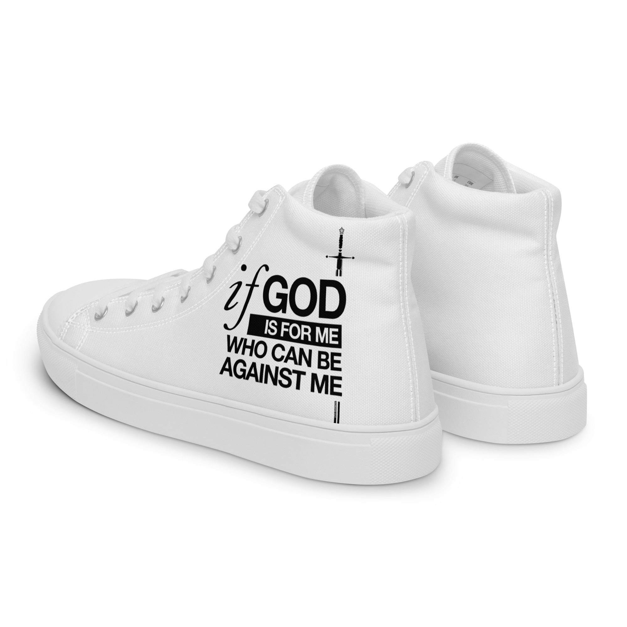 Warfare Gear: If God is For Me Women’s High Tops