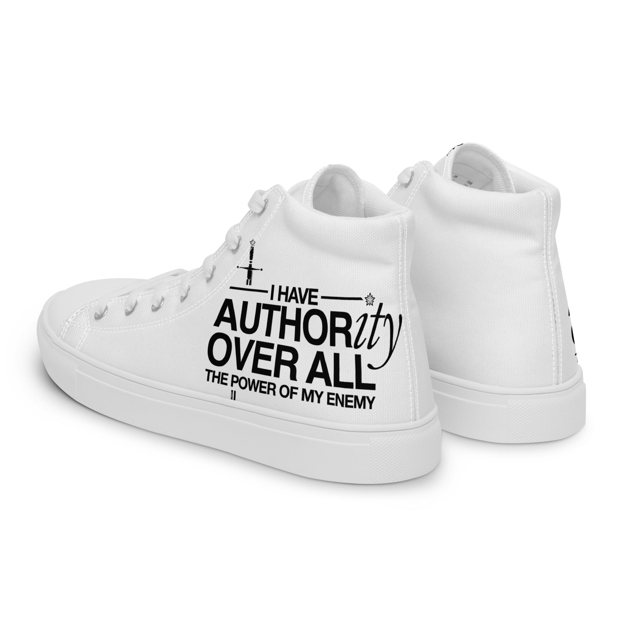 Warfare Gear: I Have Authority Women’s High Tops